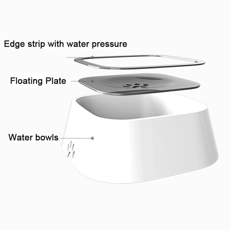 Floating Non-Wetting Mouth Dog Bowl 