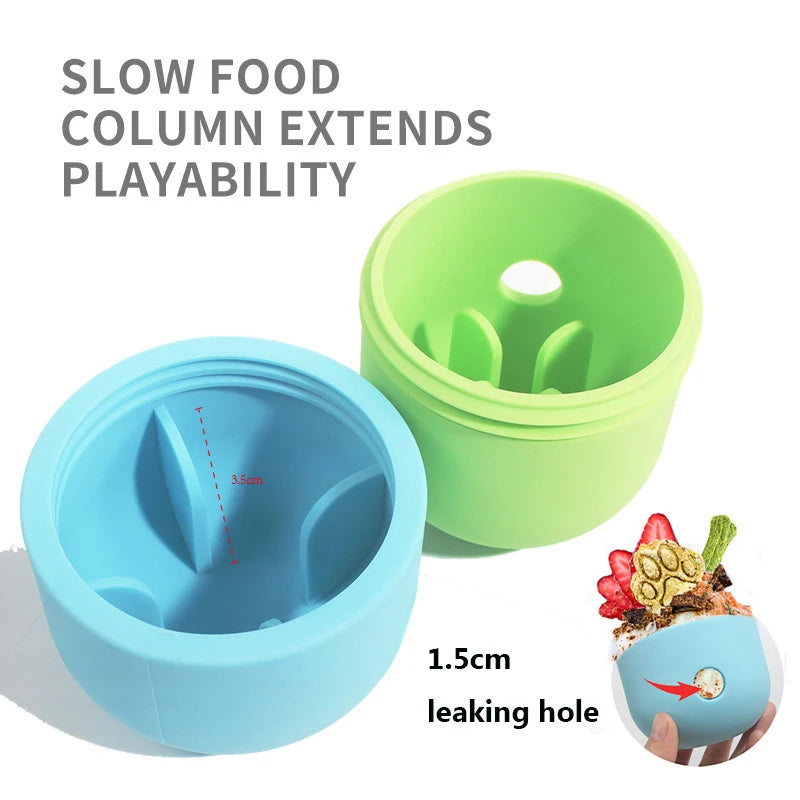 Dog Toys Leaking Ball Funny Interactive Pet Slow Feeder Bowl Puzzle Toy Pet Tooth Cleaning Chew Toys Pet Supplies