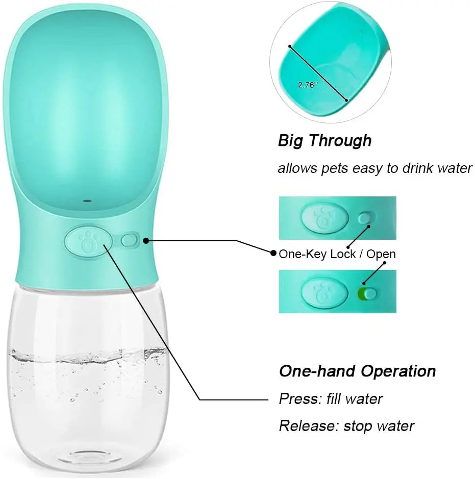 Pet Dog Water Bottle Portable Drinking Feeder for Dogs Cat Outdoor Travel Water Feeding Puppy Water Dispenser Pet Supplies